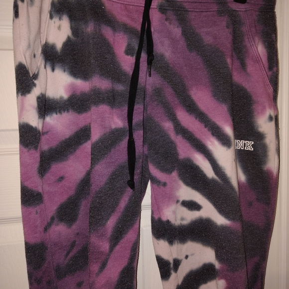 Newly Listed Mint Victoria's Secret Pink Tye Die Joggers Mint - Picture 7 of 12